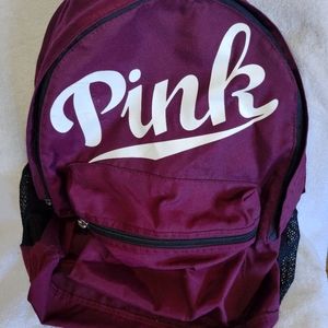 Victoria's Secrets PINK Burgundy Backpack
